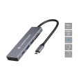 DOCKING USB-C CONCEPTRONIC DONN23G 1xHDMI 4K 1xVGA 3xUSB-A 3.0 1x1Gb RJ45 1xUSB-C PD 100W