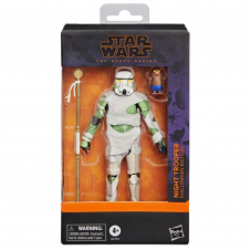 Figura hasbro star wars the black series night trooper (halloween edition)