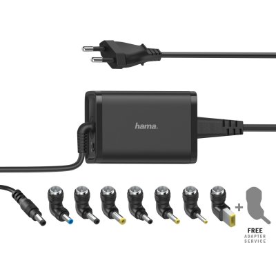 Hama PC Cargador universal portátil 8 adapt. de 15-19V/45W