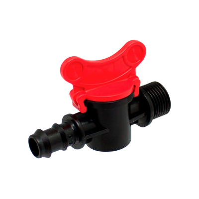 Pack de 2 valvulas de tubo 16mm a rosca 1/2 blue bird