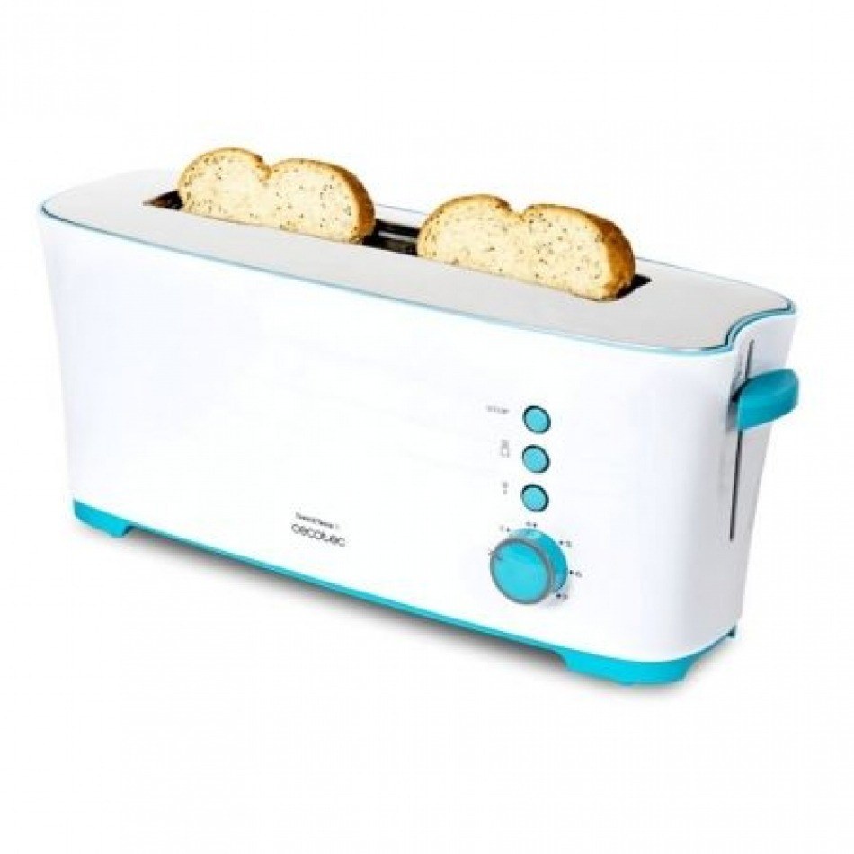 Tostador Cecotec Toast and Taste 1L/ 1000W/ Blanco