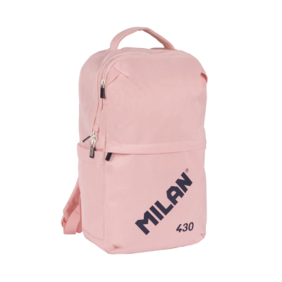 Milan 430 Since 1918 Mochila 15L - Compartimento para Portatiles hasta 14 - Cierre de Seguridad - 42x28x15cm - Color Rosa