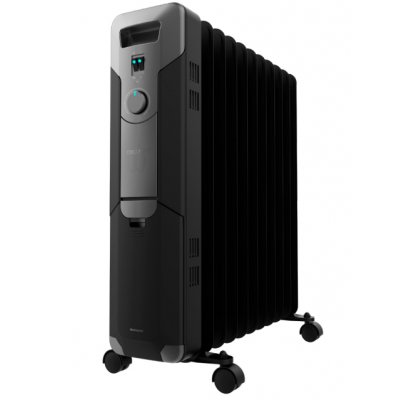 05885 calefactor eléctrico Interior Negro 2500 W Radiador de aceite eléctrico