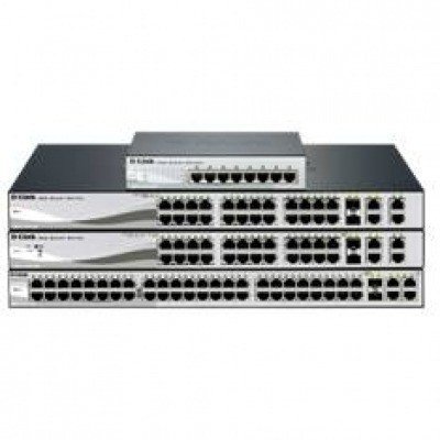 Switch d - link 24 ptos 10 - 100 poe +2 combo +2 gigabit