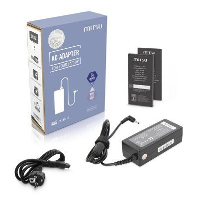 Cargador para portátil Acer 65W 19V 3.42A 3.0 mm x 1.1 mm Mitsu