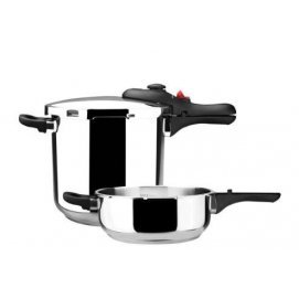 Set de 2 ollas a presión rápidas Magefesa SUPER RAPIDA, 3 litros, 6 litros, inox