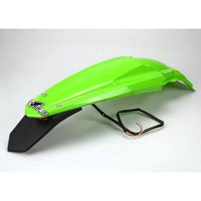 Guardabarros trasero con piloto LED UFO Kawasaki verde KA04735-026 KA04735-026