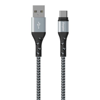 C520CKBK cable USB USB 2.0 2 m USB A USB C Negro, Plata