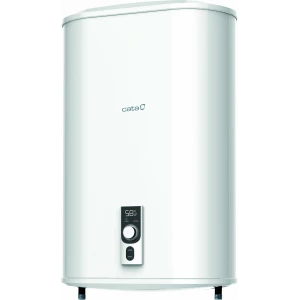 Termo eléctrico Cata CTRS-80 E-SMART REV SLIM, 74 litros, 2.000 W, multiposición, clase B, blanco