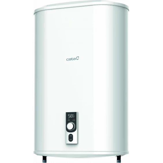 Termo eléctrico Cata CTRS-80 E-SMART REV SLIM, 74 litros, 2.000 W, multiposición, clase B, blanco