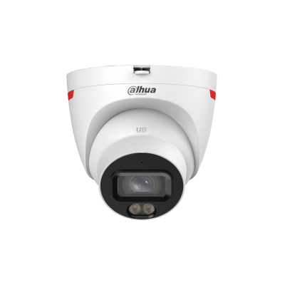 (DH-IPC-HDW2449TP-S-LED-0280B-PRO) DAHUA CAMARA IP WIZCOLOR TURRET WIZSENSE SERIE 2 4MP CON INTELIGENCIA ARTIFICIAL SOPORTA MICROSD 256GB, 12 VDC/POE, 1967, SMD PLUS, WDR 120DB, OPTICA FIJA 2.8MM