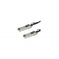 StarTech.com Cable de 1m SFP+ Direct-Attach Twinax MSA - 10 GbE Macho a Macho - Negro