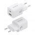 Aisens - Cargador Gan 30W, 1Xusb-C Pd3.0 Qc4.0, 1Xusb-A Qc3.0, Blanco