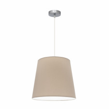 Colgante Maldivas 1xe27 Cromo/piedra Regx40x40 Cm