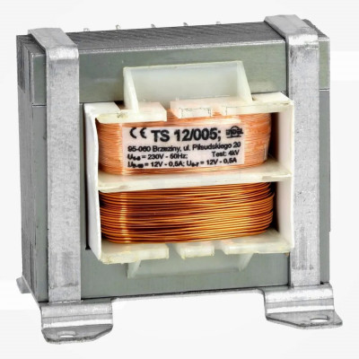 Transformador Alimentacion 12V+12Vac 1A Entrada 220Vac