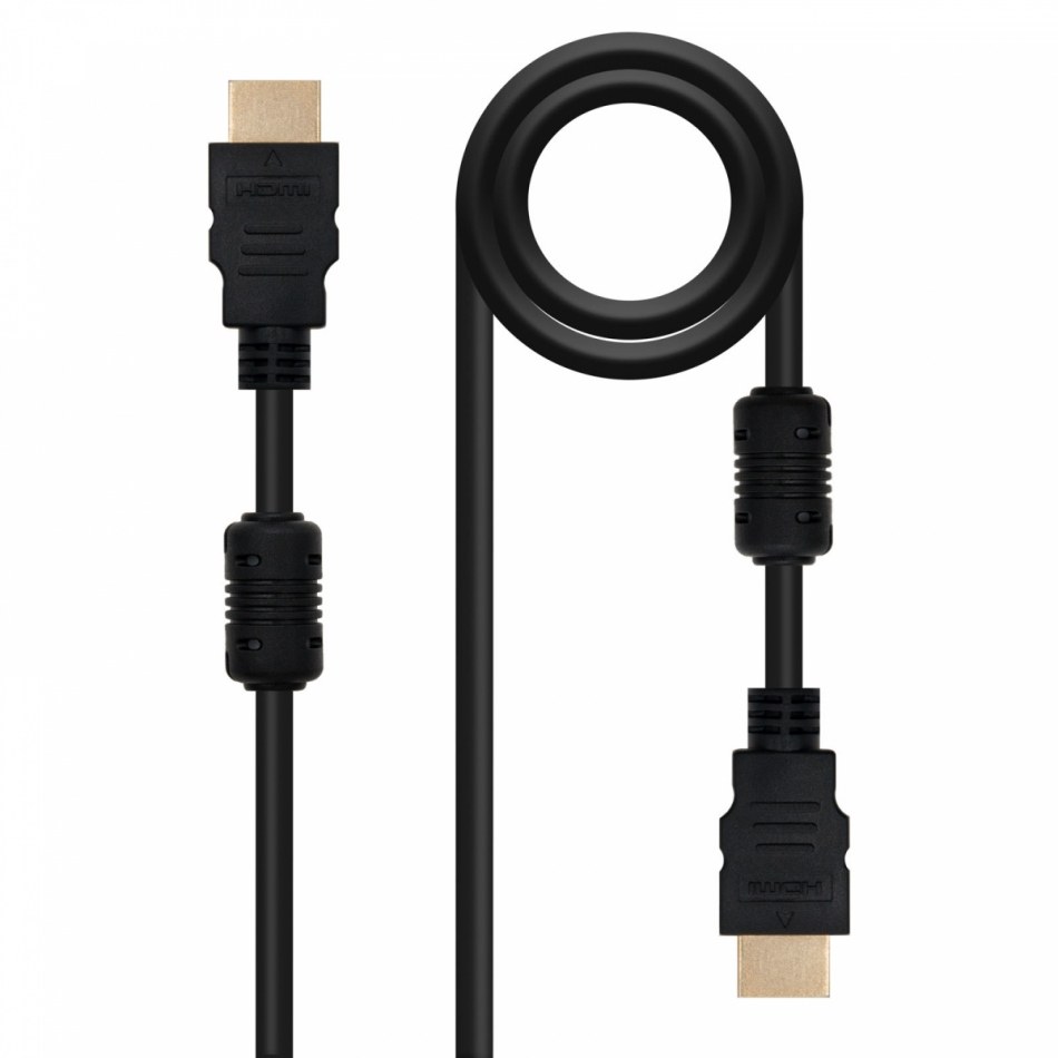 Nanocable CABLE HDMI 10M V1.4 (ALTA VELOCIDAD / HEC) CON FERRITA