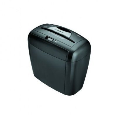 DESTRUCTORA FELLOWES NEGRA P-35C - CORTE EN TIRAS HASTA 5 HOJAS - PAPELERA CAPACIDAD 12 LITROS - CORTE EN PARTÍCULAS 4*40MM - SEGURIDAD DIN P-4