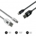 Cable Usb 2.0 Subblim Sub-Cab-2Tc001 Pack 2/ Usb Tipo-C Macho - Usb Macho/ 1M/ Negro Y Plata