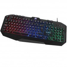 TECLADO GAMER BALAM RUSH Murder BR-929646 RGB, ALÁMBRICO, ESPAÑOL