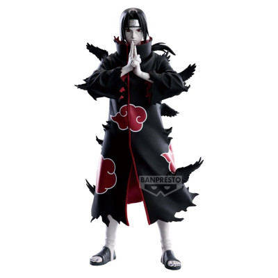 Figura banpresto naruto shippuden noir edge collection itachi uchiha 23cm