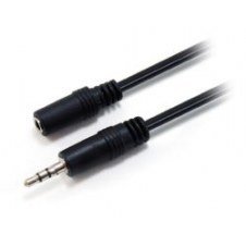 Cable Equip 3.5mm/m A 3.5mm/h 2.5m Negro