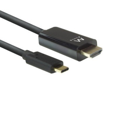 Ewent Cable Adaptador USB-C a HDMI 4K 2m Negro