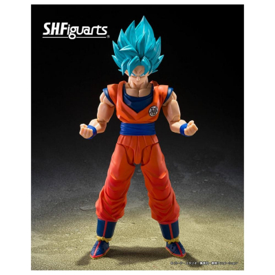 Figura tamashii nations dragon ball super s.h.figuarts super saiyan god super saiyan son goku blue power transcending limits