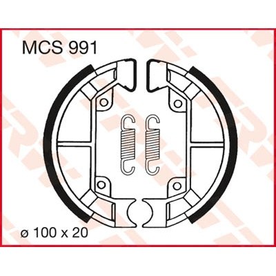 Zapatas de Freno TRW MCS991