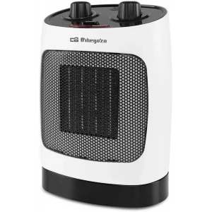Calefactor cerámico Orbegozo CR 5032, 2.000 W, blanco y negro