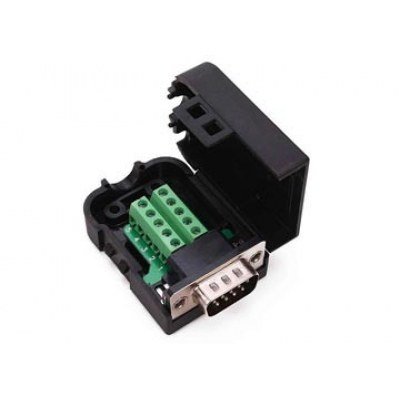 Conector Sub-D 9pin HD Macho Borna Tornillo
