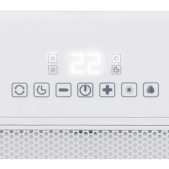 Calefactor cerámico y humidificador Tristar KA-5266, 1.800 W, blanco - imagen 4