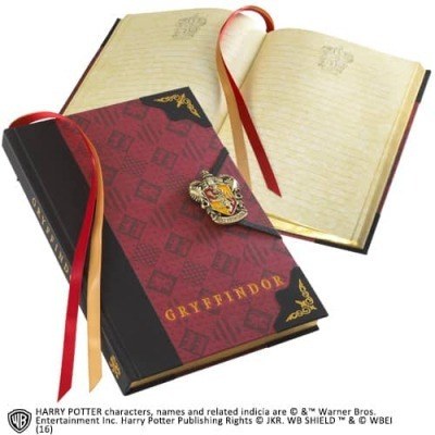 Libreta diario the noble collection harry potter gryffindor cierre especial