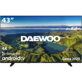 Televisión DLED Daewoo 43DM72UA, 43", 4K Ultra HD, Android TV, HDR10, Dolby Vision