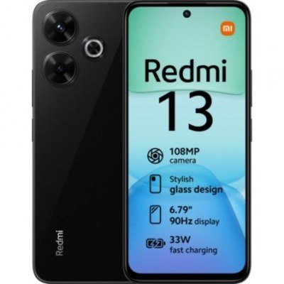 Smartphone Xiaomi Redmi 13 6GB/ 128GB/ 6.79/ Negro Medianoche