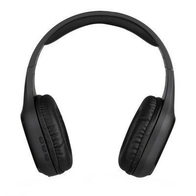 NGS Artica Sloth Auriculares Inalambricos Bluetooth 5.0 - Microfono Integrado - Manos Libres - Diadema Ajustable - Entrada Auxiliar Jack 3.5mm - Autonomia 10h - Color Negro