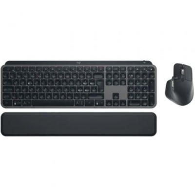 Teclado y Ratón Inalámbricos Logitech MX Keys S Combo/ Incluye Reposamanos