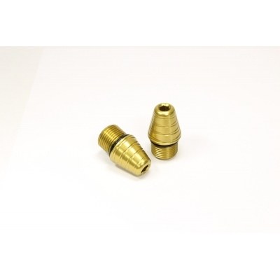 Contrapesos roscados de manillar GILLES TOOLING dorado M18x1,5 mm LG-0-G