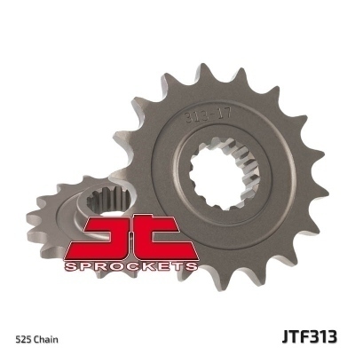 Piñón JT SPROCKETS acero estándar 313 - Paso 525 JTF313.16