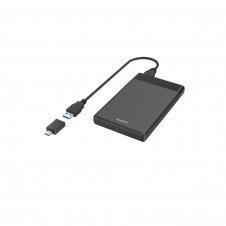 Hama 00200760 caja para disco duro externo Carcasa de disco duro/SSD Negro 2.5