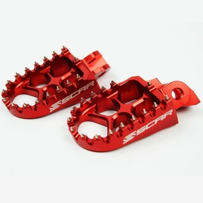 Estriberas SCAR EVO rojo Suzuki RM85 S4510R