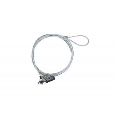 Secure 4D cable antirrobo Plata 1,5 m