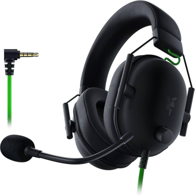Razer - Blackshark V2 X Auriculares Alámbrico Diadema Juego Negro, Verde