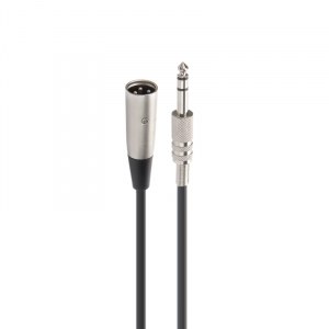 Cable de audio Jack TRS 6'3 mm a XLR macho Fonestar SM-672