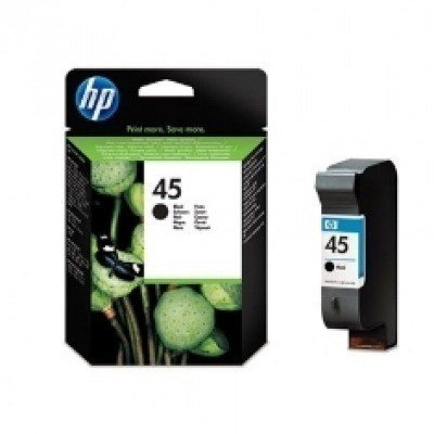 Cartucho tinta hp 45 51645ae negro 42ml 720 - 800 - 932 - 1100