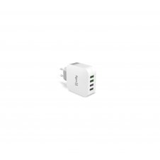 Celly TC4USBTURBO Cargador pared usb 2.0 4puertos smartphone tableta blanco