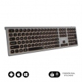 TECLADO WIRELESS MASTER RGB EXTENDIDO GRIS/NEGRO SUBBLIM