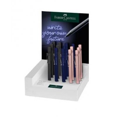 144130 bolígrafo Azul Bolígrafo de punta retráctil con pulsador Extra-grueso 15 pieza(s)