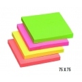 Notas Adhesivas 76 x 76 Fluor. Amarillo P/100