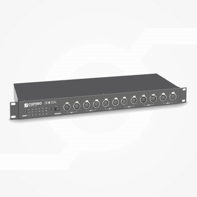 Distribuidor DMX de 6 canales (3 pines e 5 pines)