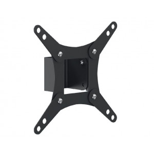 Soporte TV fijo inclinable de pared Vivanco VVTVFIX43INCH25KG, hasta 43 pulgadas, hasta 25 kg, VESA hasta 200x200 mm, incl. -12°, negro